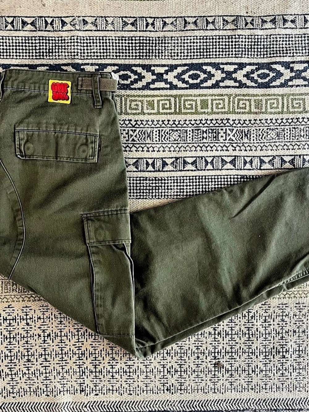 Empyre Cargo Pants in Green Waist 28
